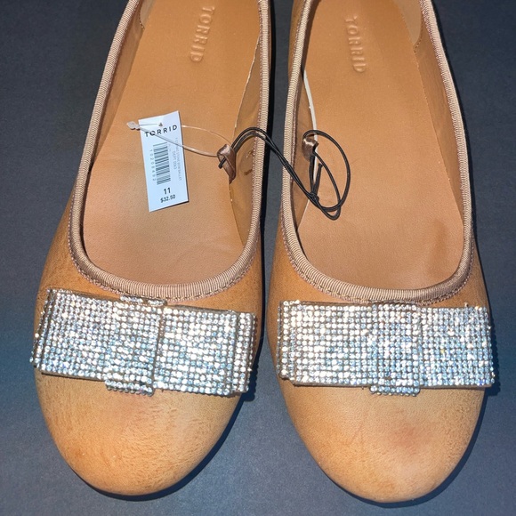 Torrid Studded Bow Flats - Camel brown - Picture 7 of 7